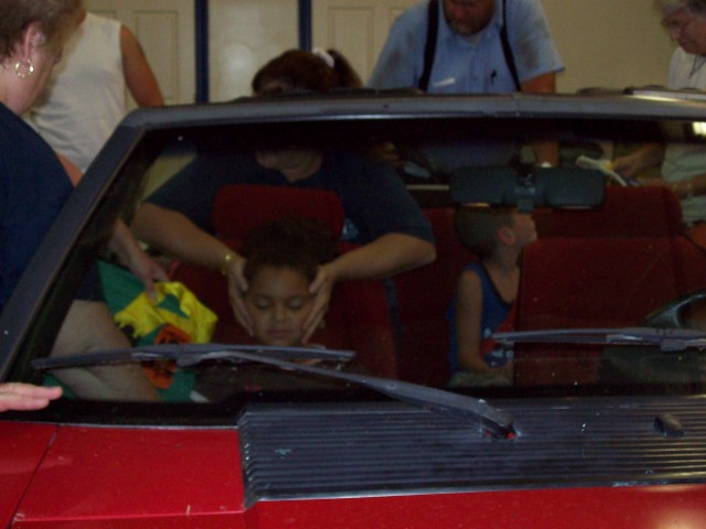 Corey & Gage are victims in DM's car. Ped drill 8/20/09